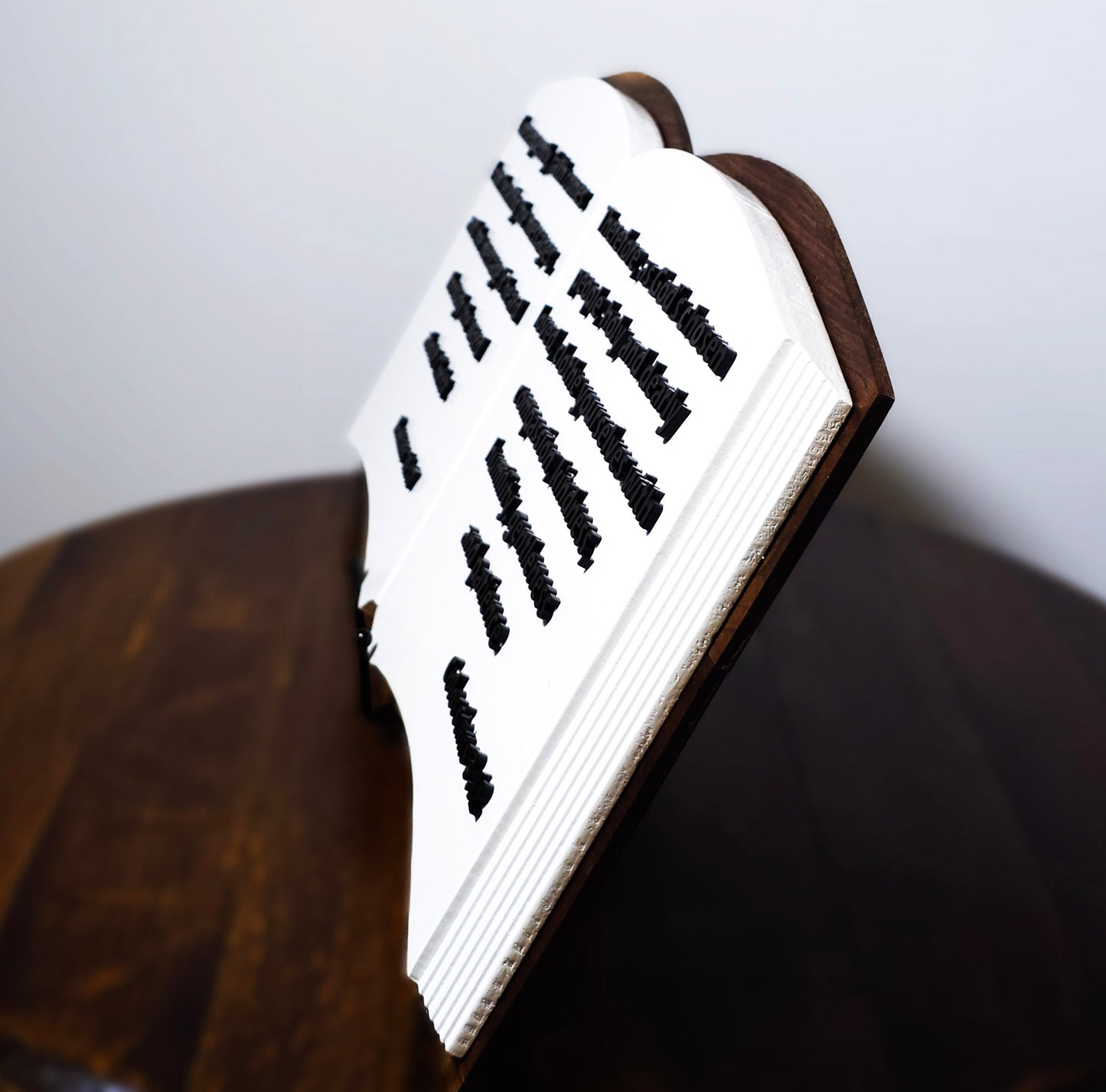 Custom Wooden Bible Book – Personalized Scriptures