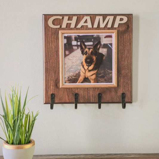 Walnut Pet Rack