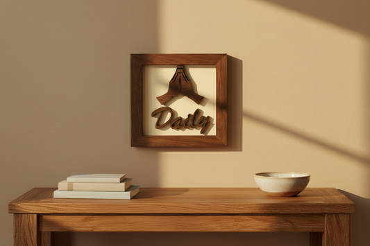Daily Prayer Framed Sign
